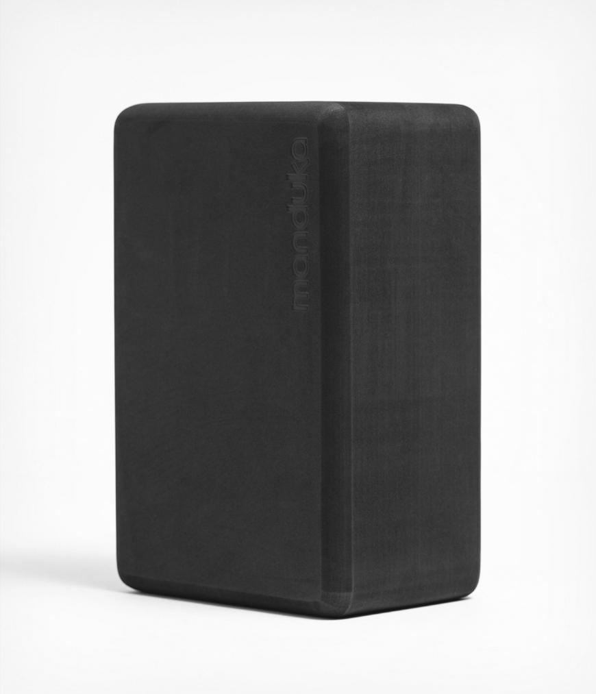Manduka Recycled Foam Yoga Block, Thunder (Grey)