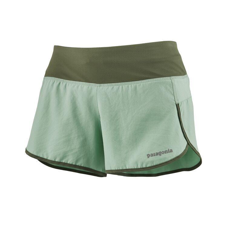 Patagonia Women's Strider Pro Running Shorts - 3 1/2", Gypsum Green / S