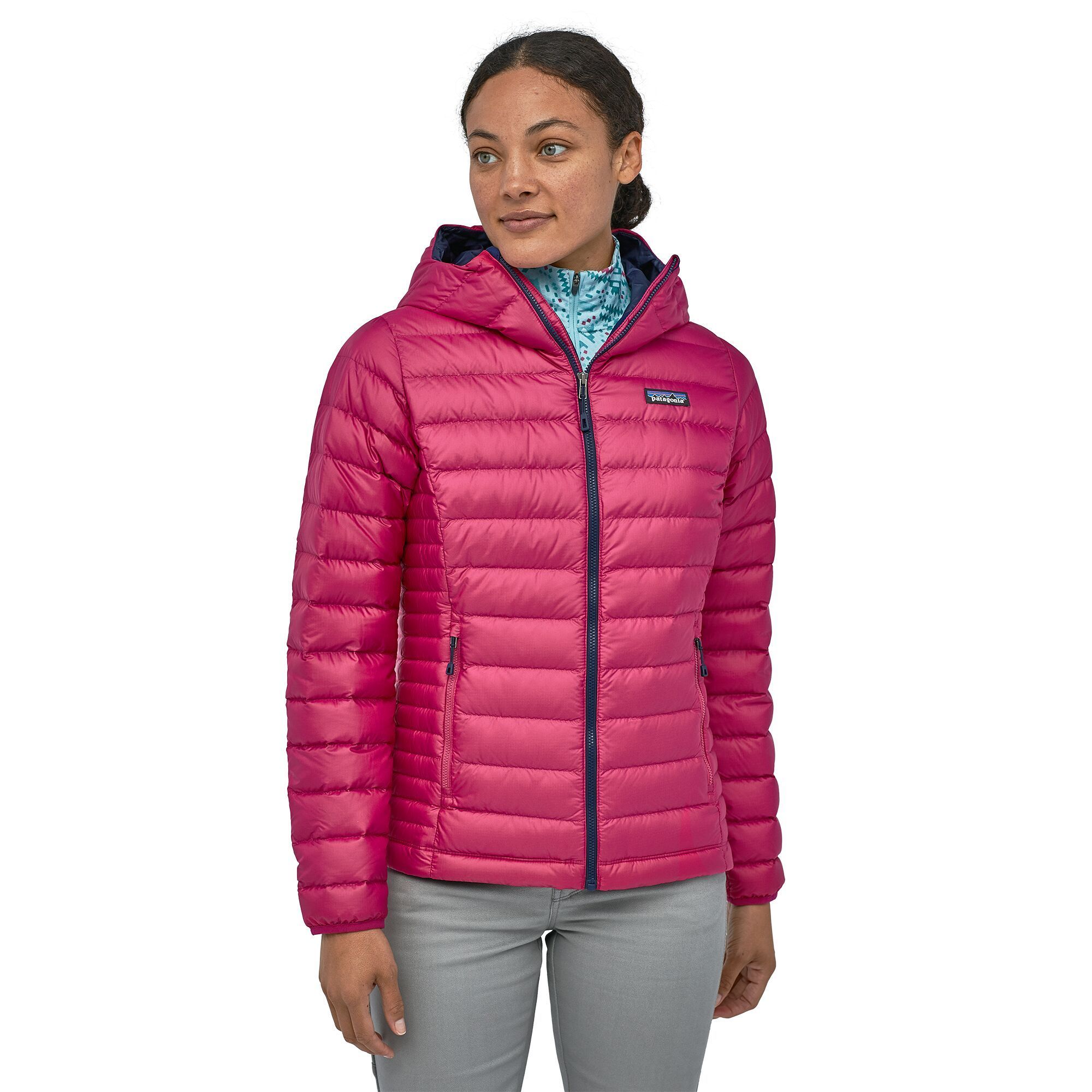 Patagonia Women's Down Sweater Hoody - Sustainable Down, Craft Pink / XS