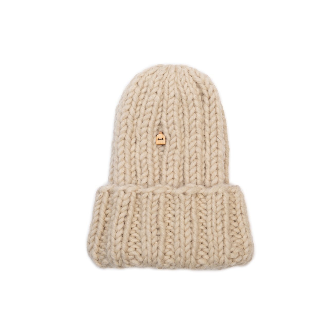 Myssyfarmi Muffi Beanie - Finnish Organic Wool, Natural White