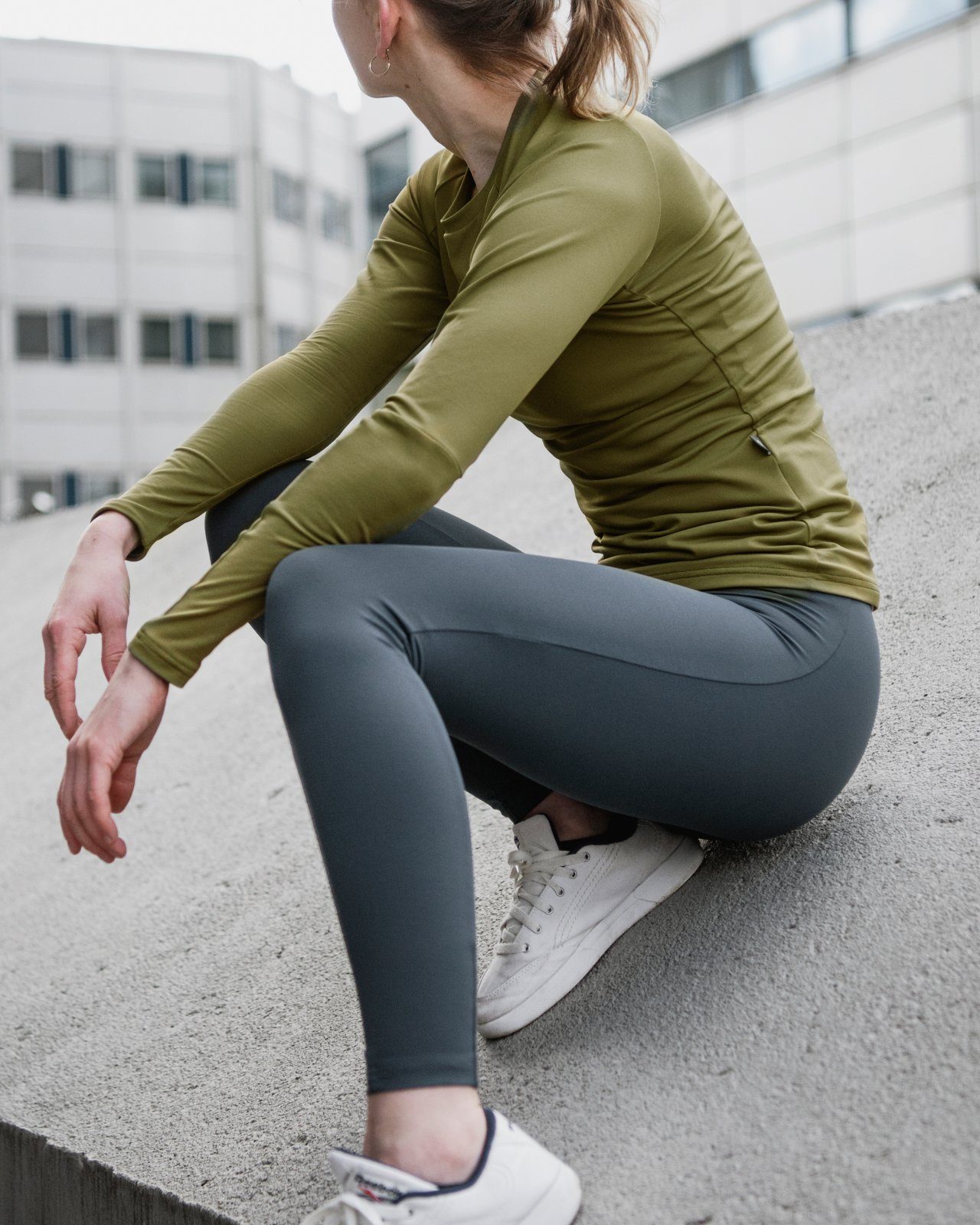Népra Saturnus Tights - Responsible Activewear, Slate / S