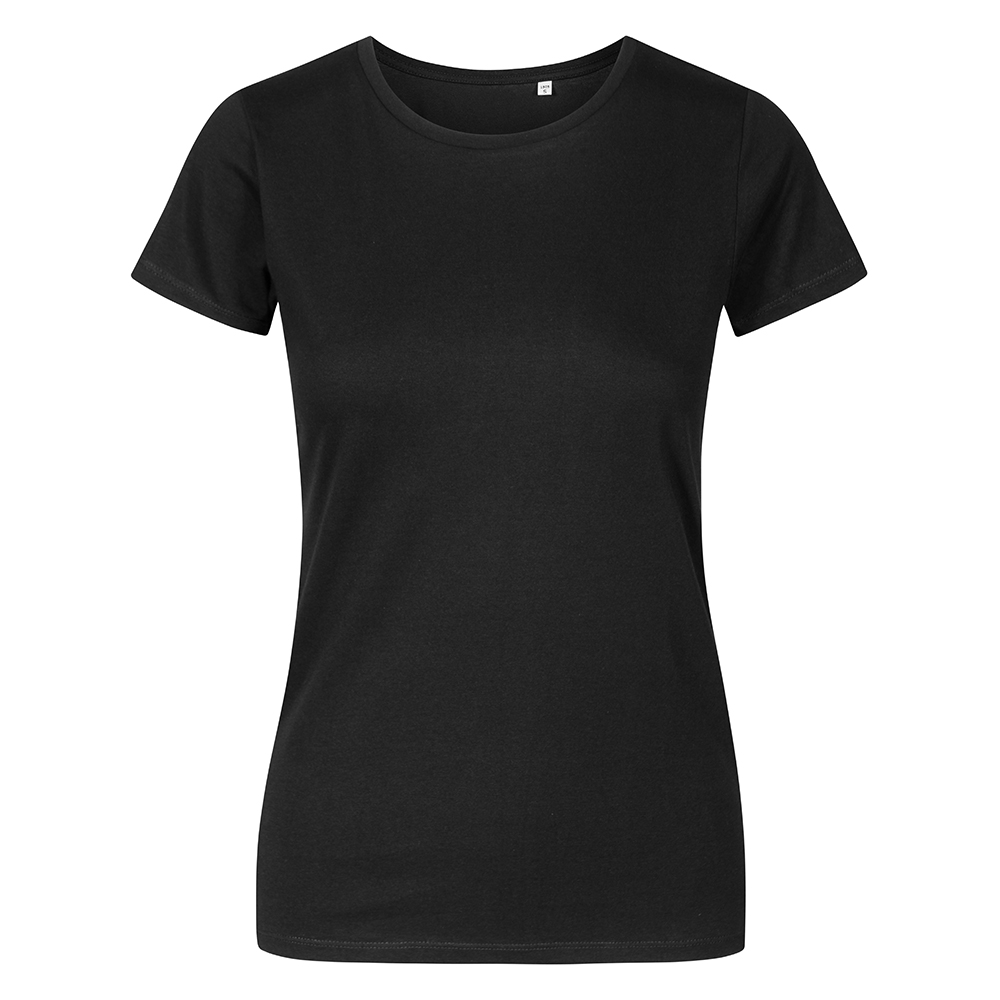 X.O Rundhals T-Shirt Plus Size Damen, Schwarz, XXXL