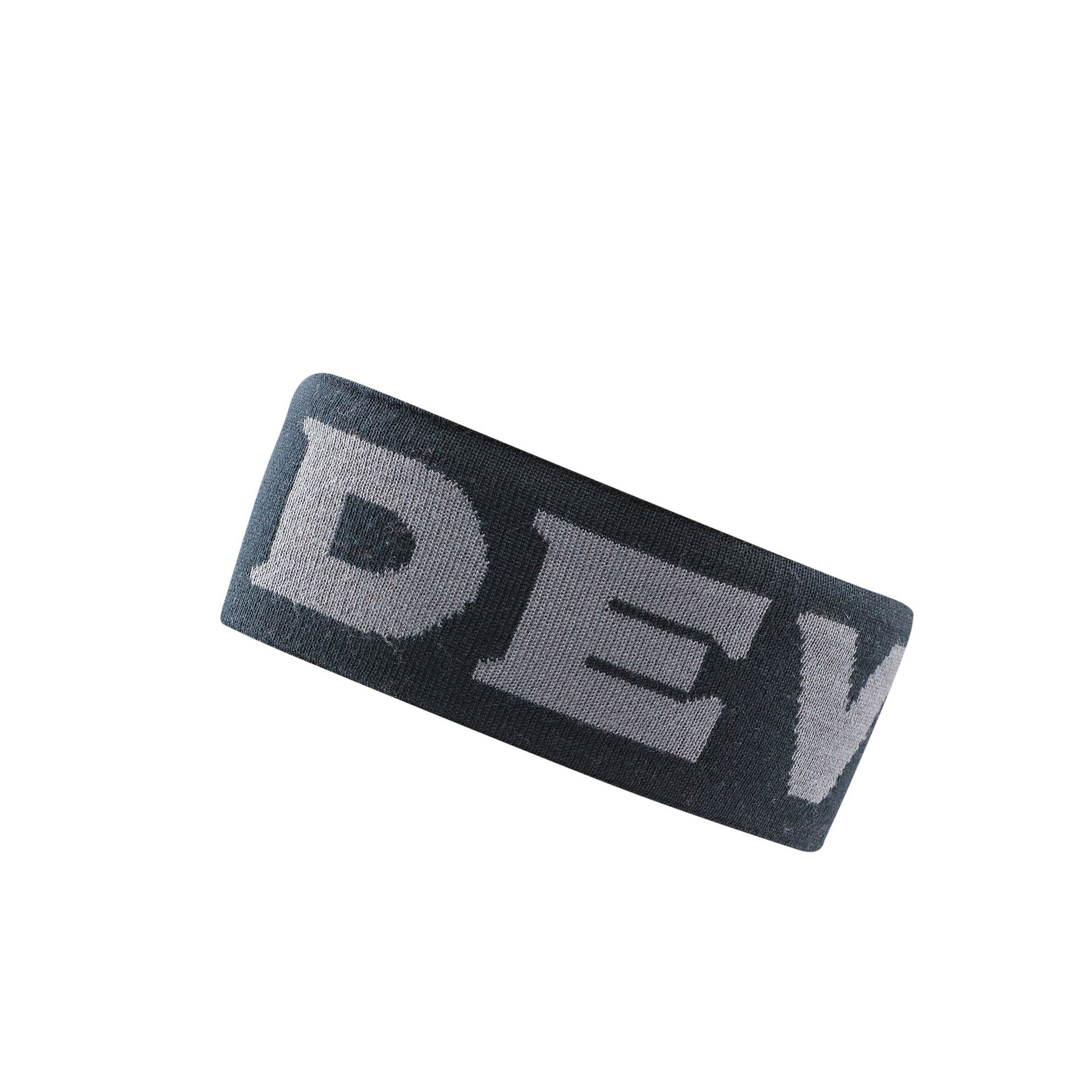 Devold Logo Headband - 100% Merinowool, Caviar