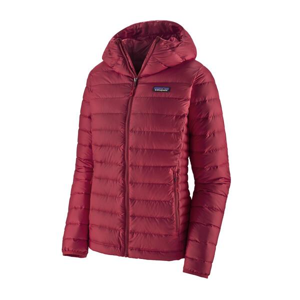Patagonia Women's Down Sweater Hoody - Sustainable Down, Roamer Red / XS