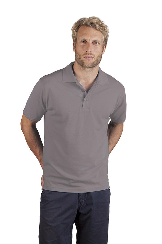 Superior Poloshirt Herren Sale, Hellgrau, XXL
