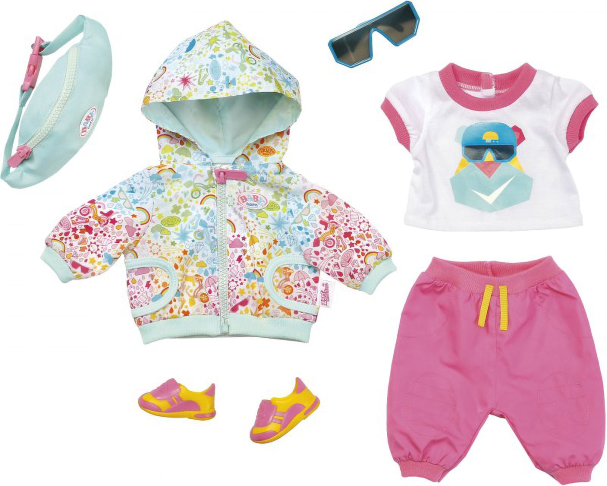 Baby Born Play & Fun Puppenkleider Deluxe Biker Outfit