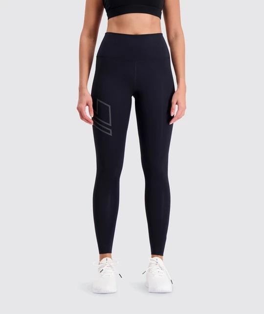 GYMNATION Women's High-Waist Pro Compression Tights, Black / S