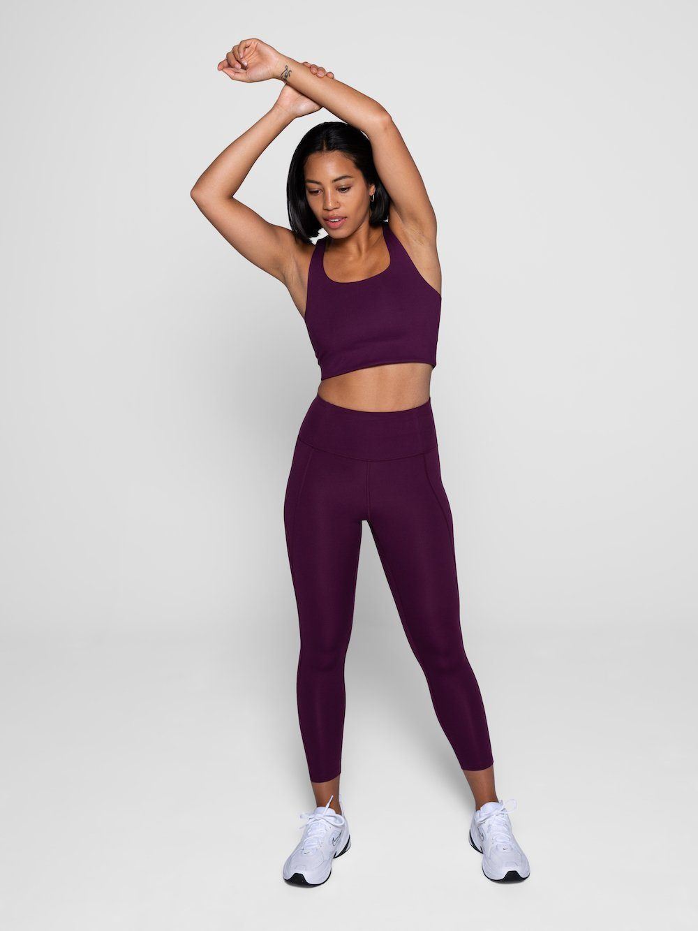Girlfriend Collective Paloma Sports Bra | Weekendbee, Plum / XXXL