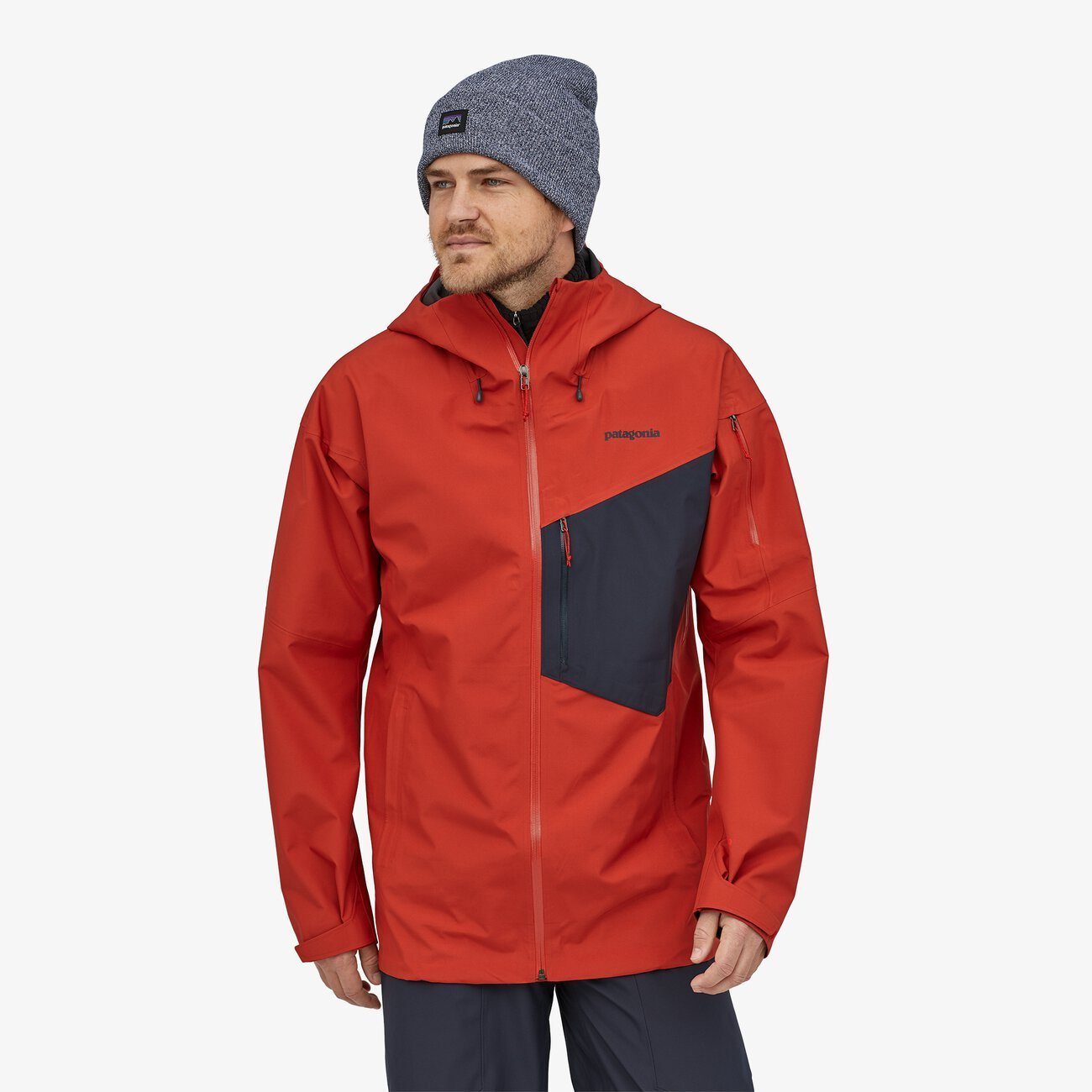 Patagonia Men's Snowdrifter Jkt, Hot Ember / M
