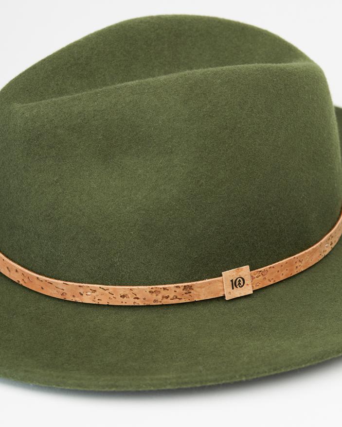 Tentree Women's Festival Hat - Recycled Wool, Olive Night Green / S-M