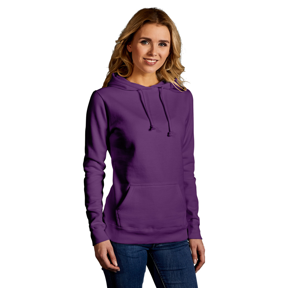 Basic Hoodie 80-20 Damen, Lila, XL