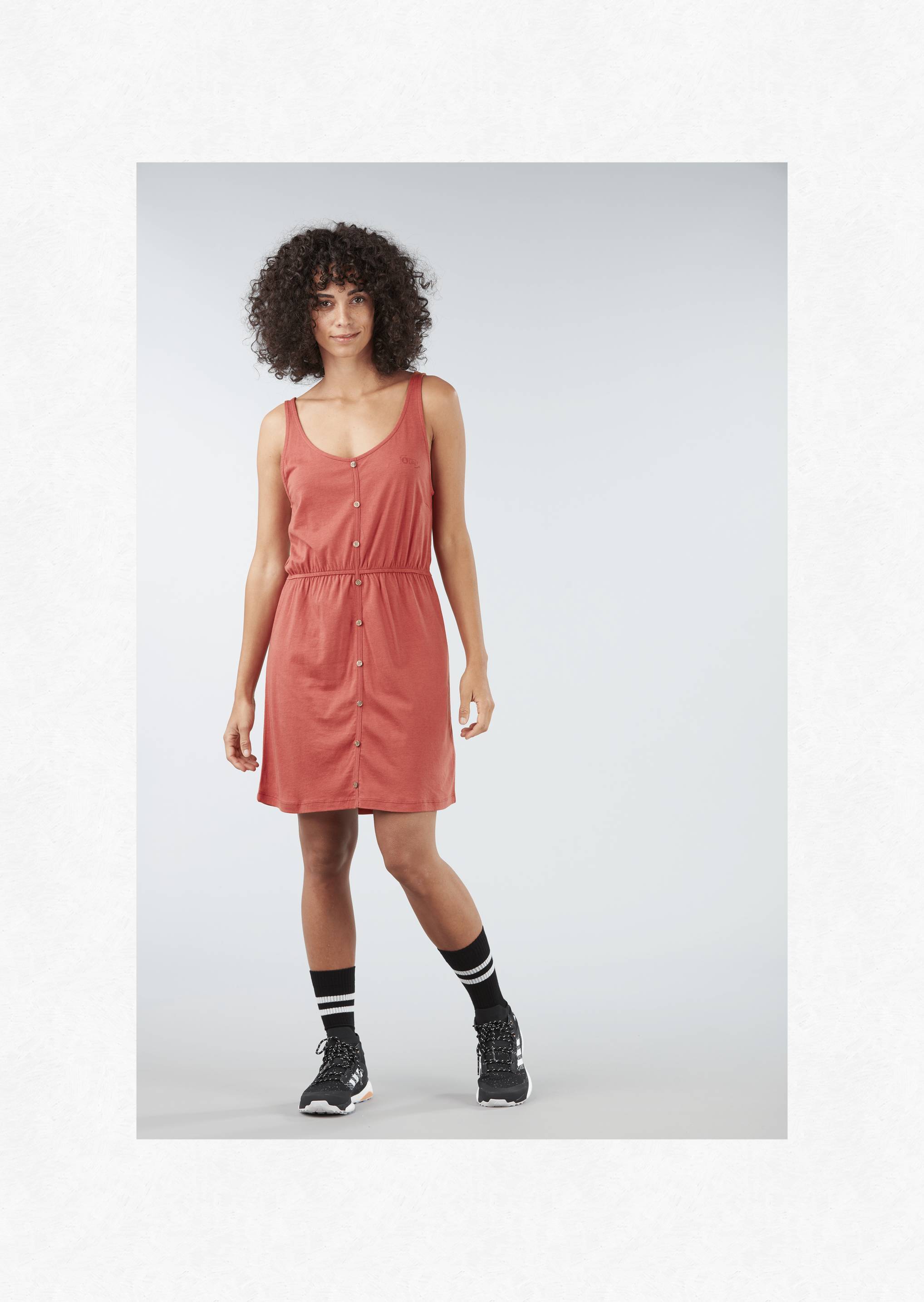 Picture Organic Women's Lyna Dress - Organic Cotton, Redwood / L