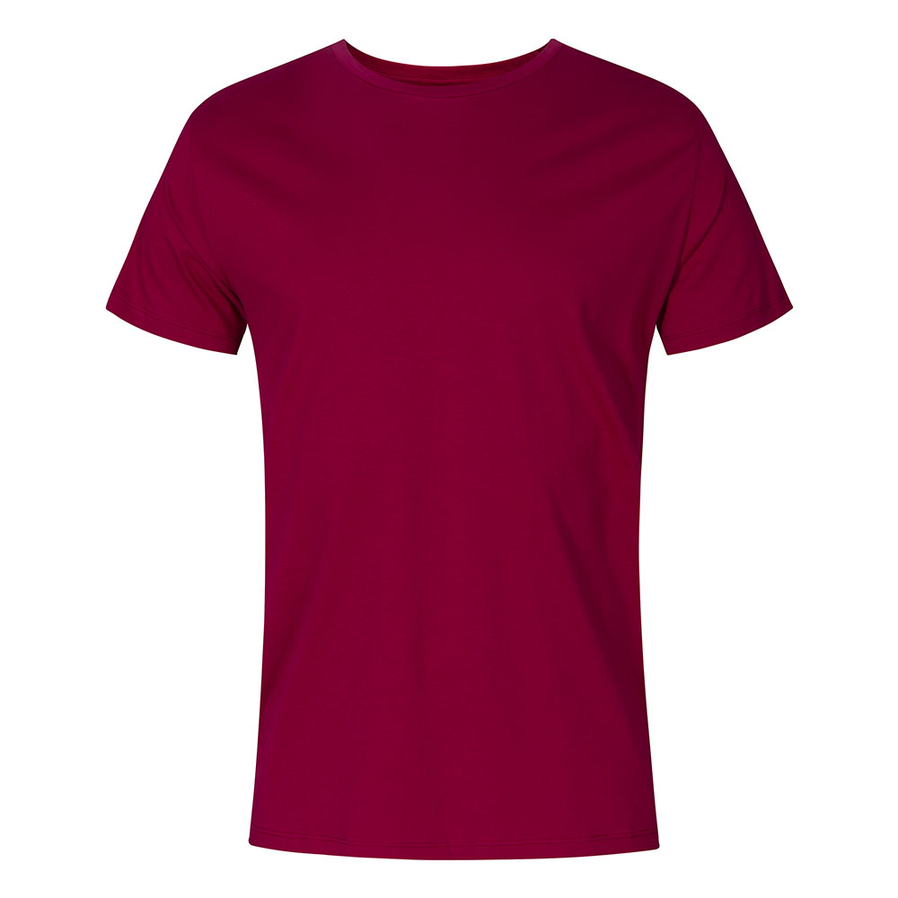 X.O Rundhals T-Shirt Plus Size Herren, Himbeere, XXXL