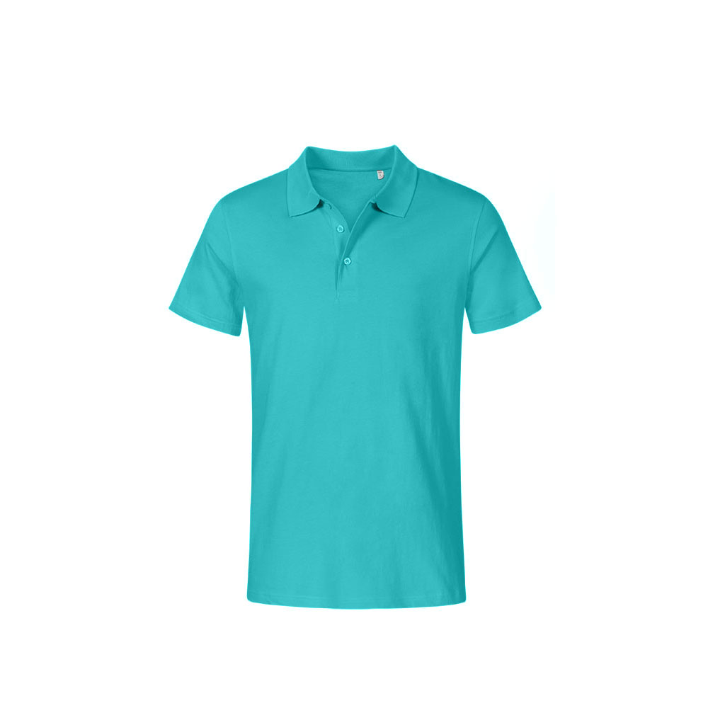 Jersey Poloshirt Plus Size Herren, Jade, 4XL