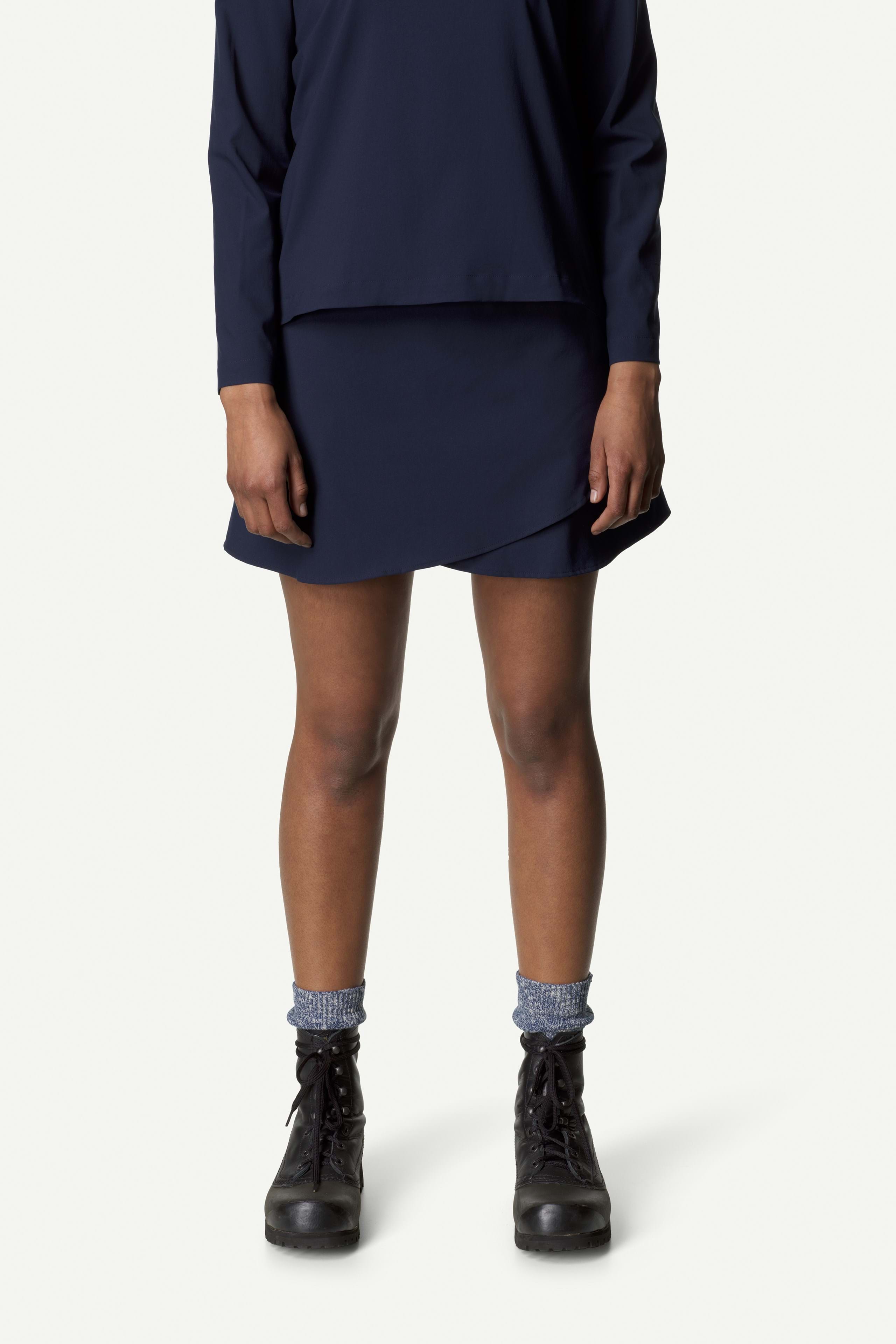 Houdini Women's Skort - Recycled Polyester, Blue Illusion / S