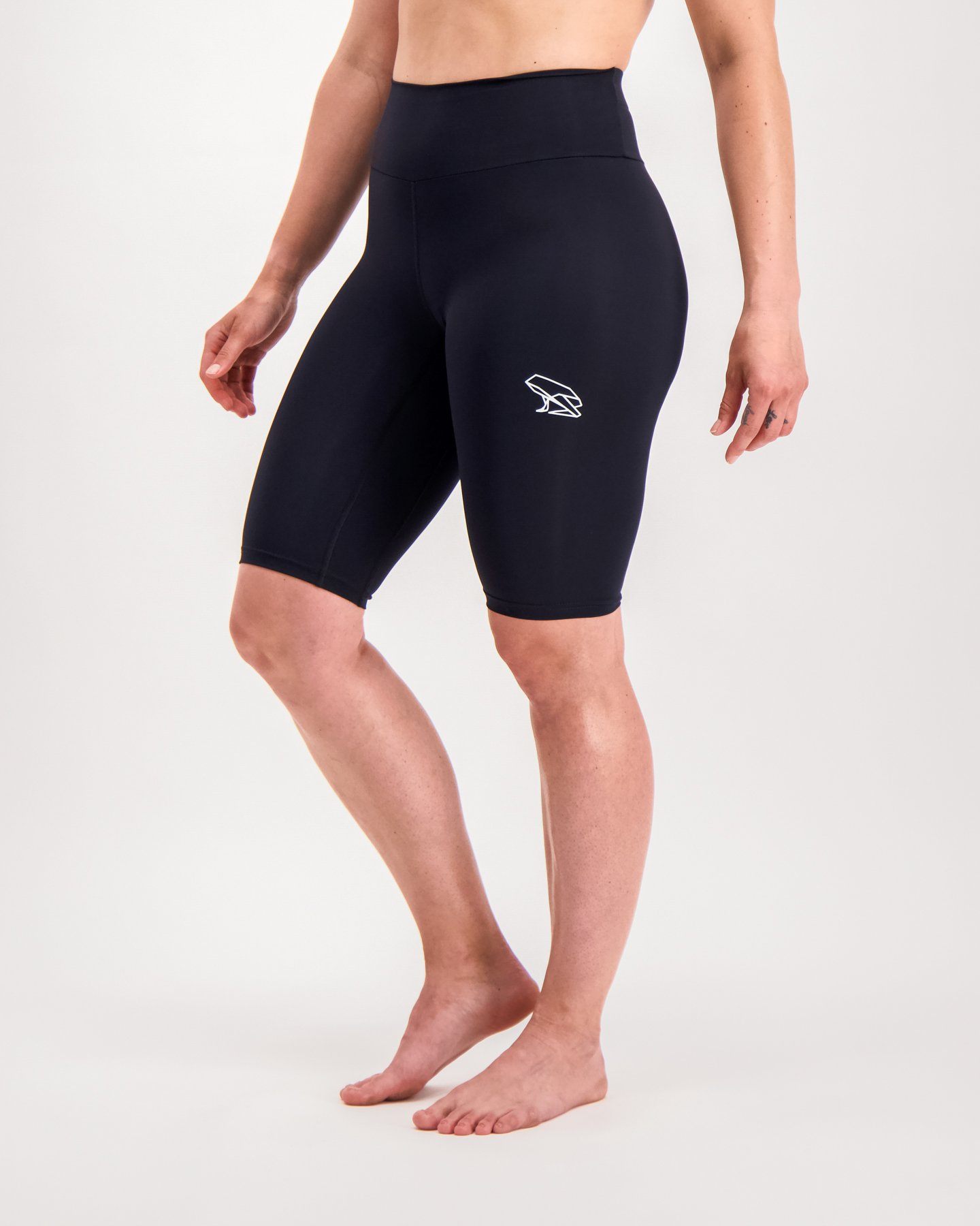 Népra W's Fera Biker Shorts - Recycled Polyamide, Black / XS