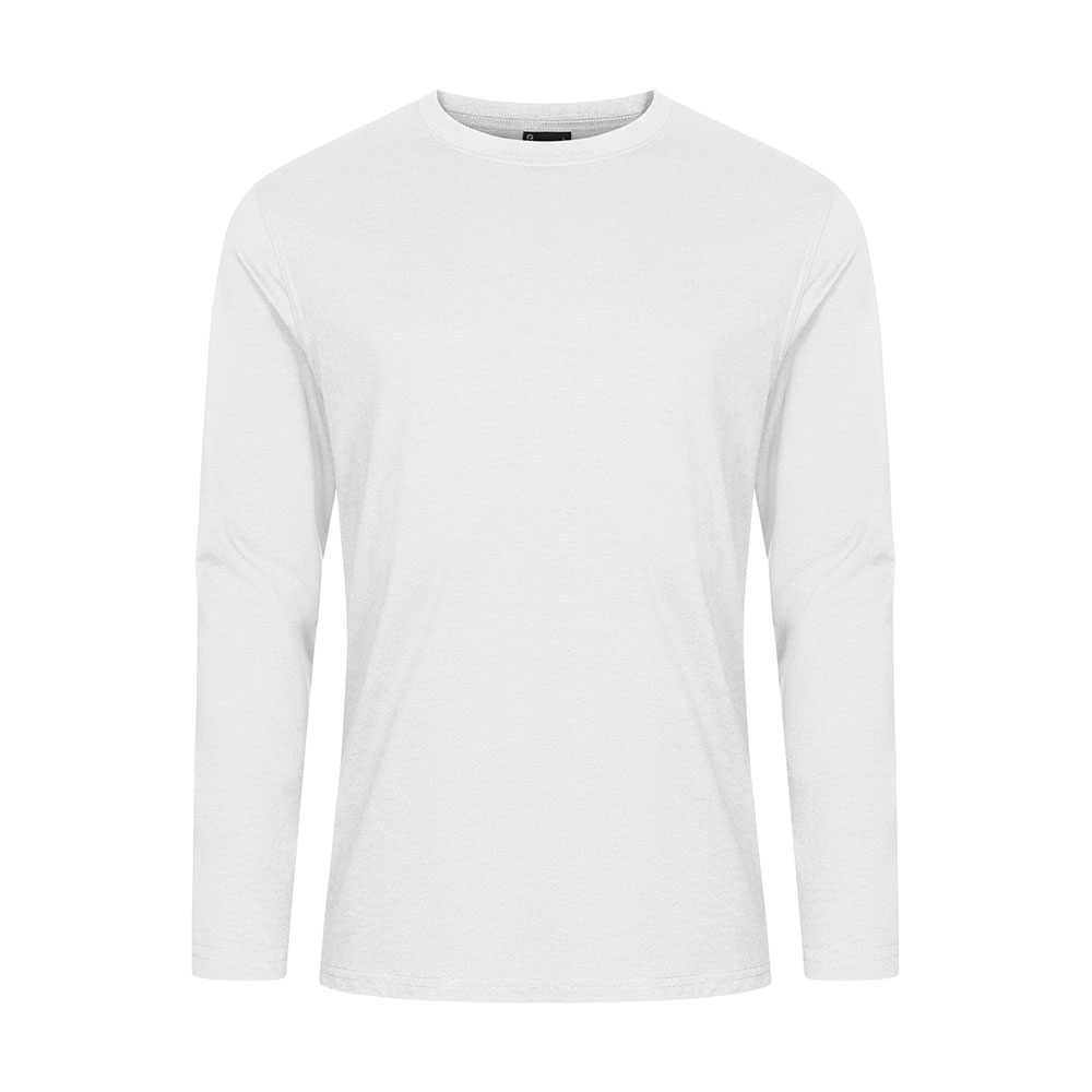 EXCD Langarmshirt Plus Size Herren, Weiß, XXXL