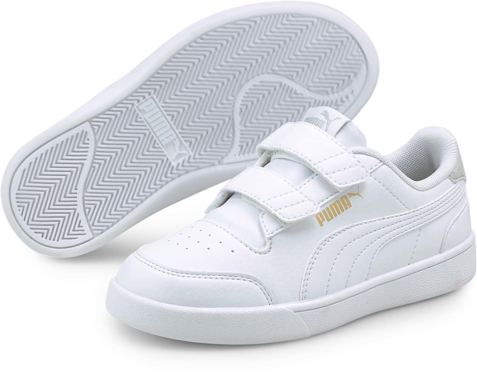 Puma Shuffle V PS Sneaker, White, 34