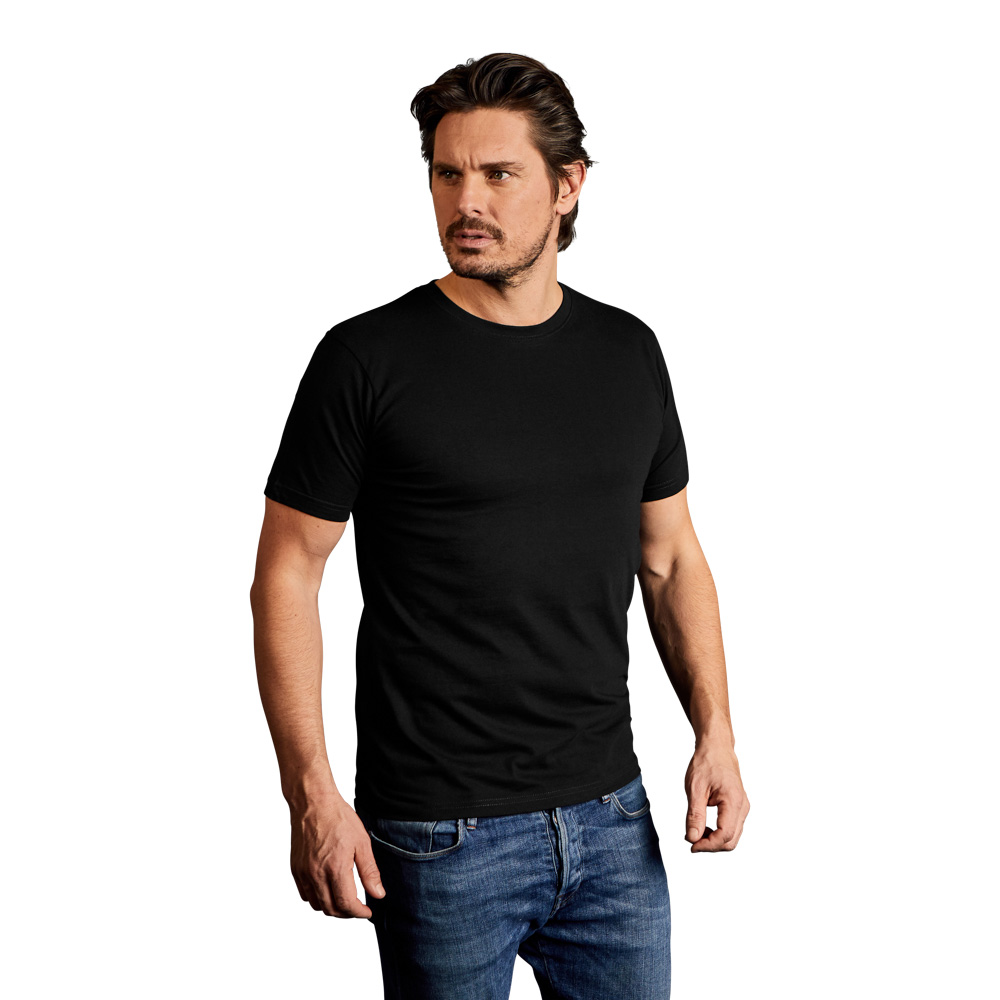 Bio T-Shirt Herren, Schwarz, L