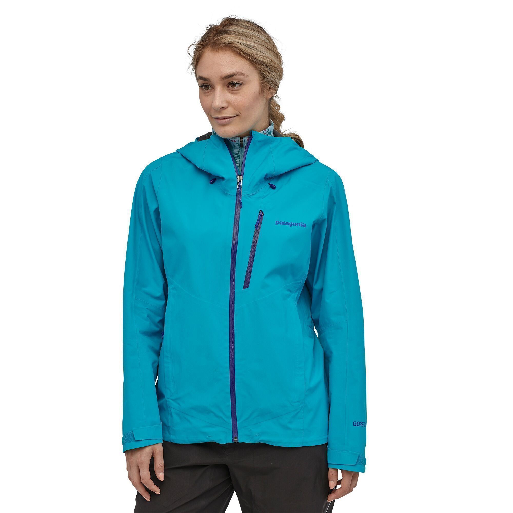 Patagonia Women's Calcite Jacket - Gore-Tex | Weekendbee, Curacao Blue / XS