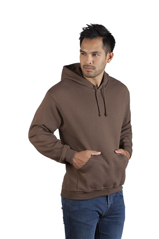 Baumwoll Hoodie Herren Sale, Braun, XXL