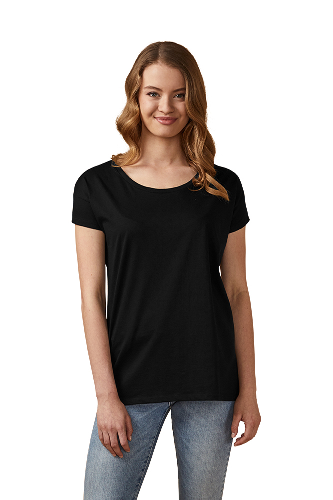 X.O Oversized T-Shirt Damen, Schwarz, XL