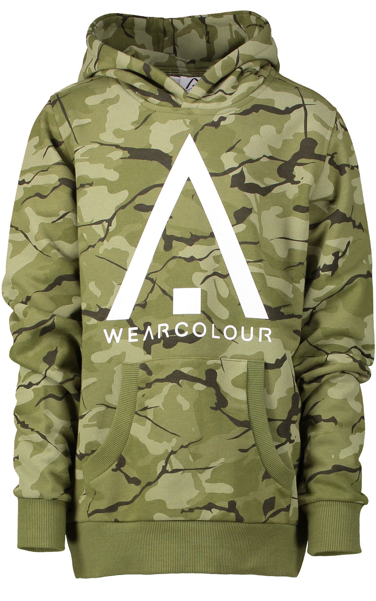 Wearcolour Patch Hoodie, Forest 120