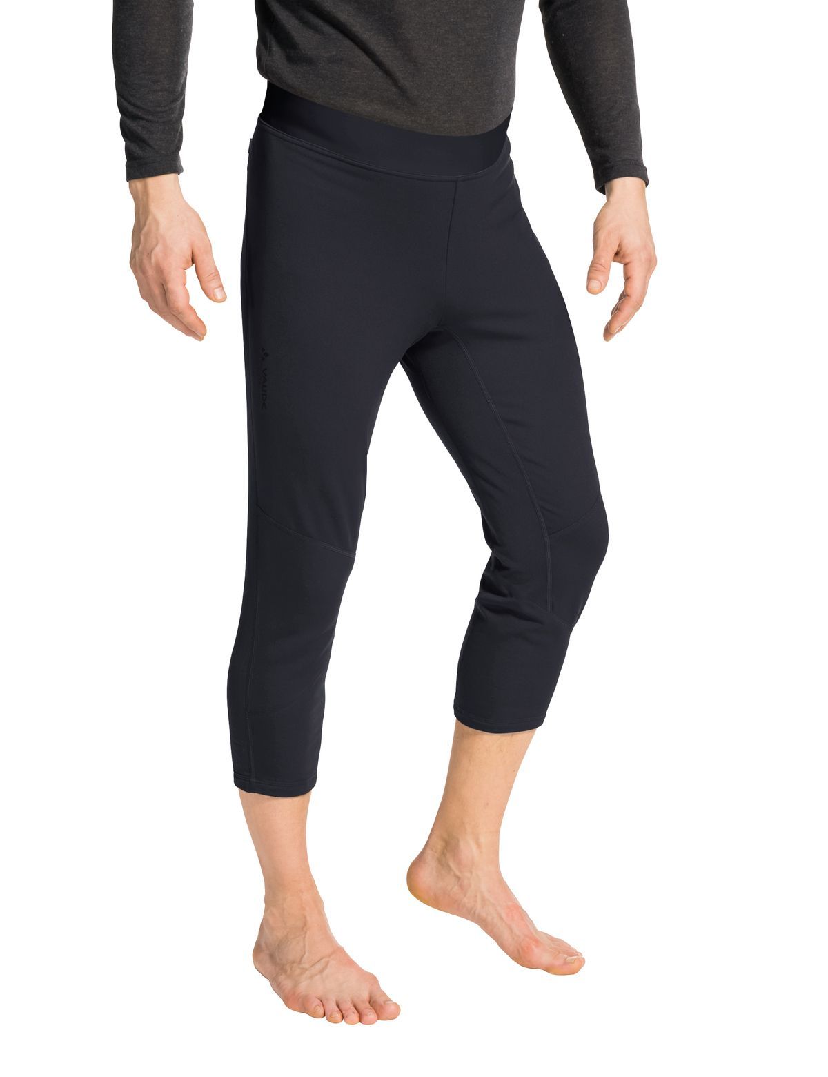 M's Back Bowl Fleece Pants - Polyamide fleece, Black / 48