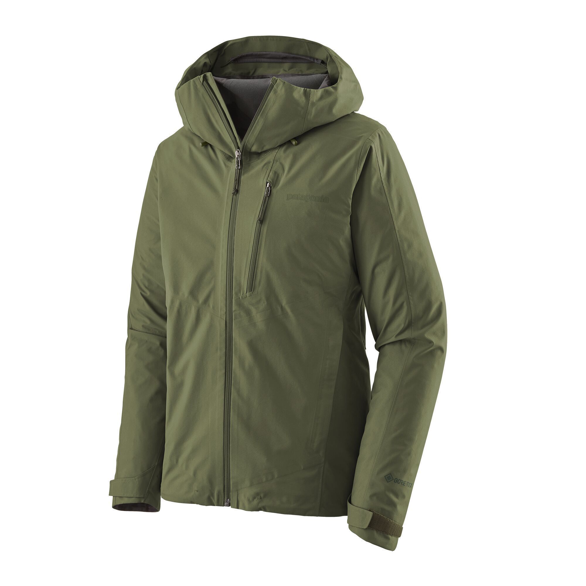 Patagonia Women's Calcite Jacket - Gore-Tex | Weekendbee, Camp Green / XS