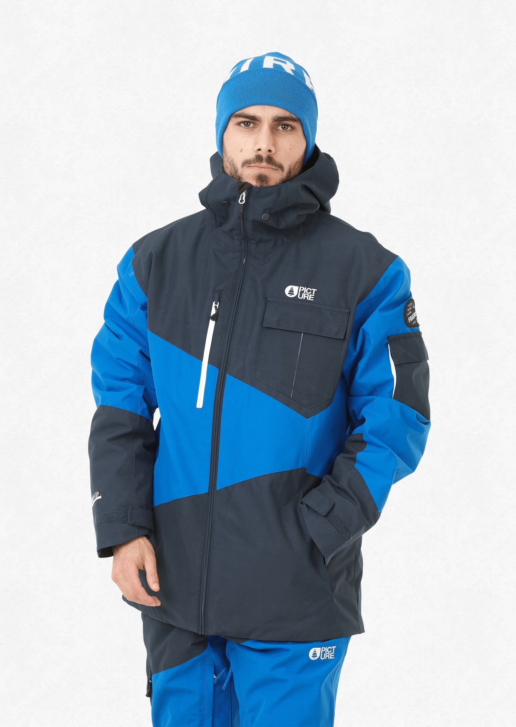 Picture Organic Men's Styler Jacket - Recycled Polyester, Blue / S