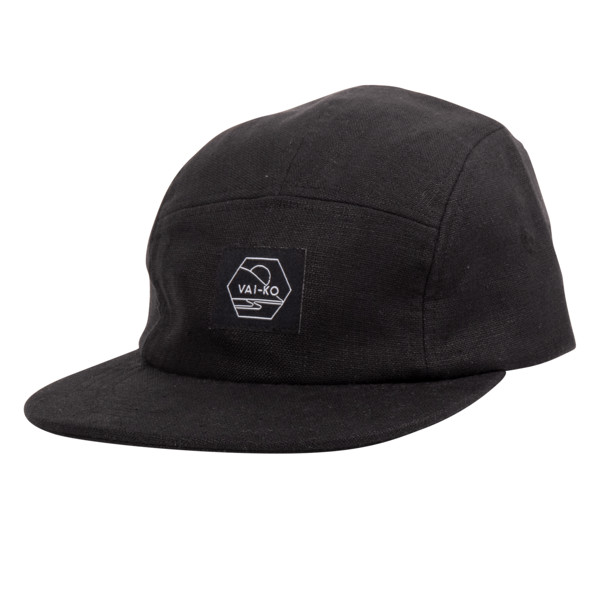 VAI-KØ Kultakero 5-Panel Cap, Black