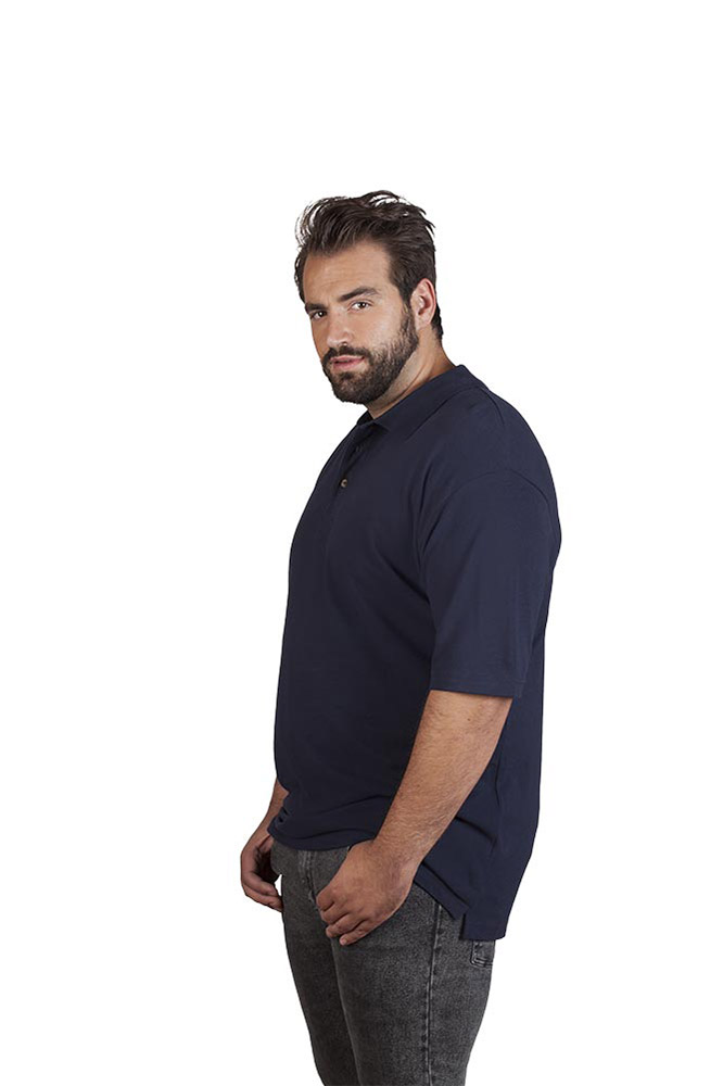 Superior Poloshirt Plus Size Herren, Marineblau, XXXL