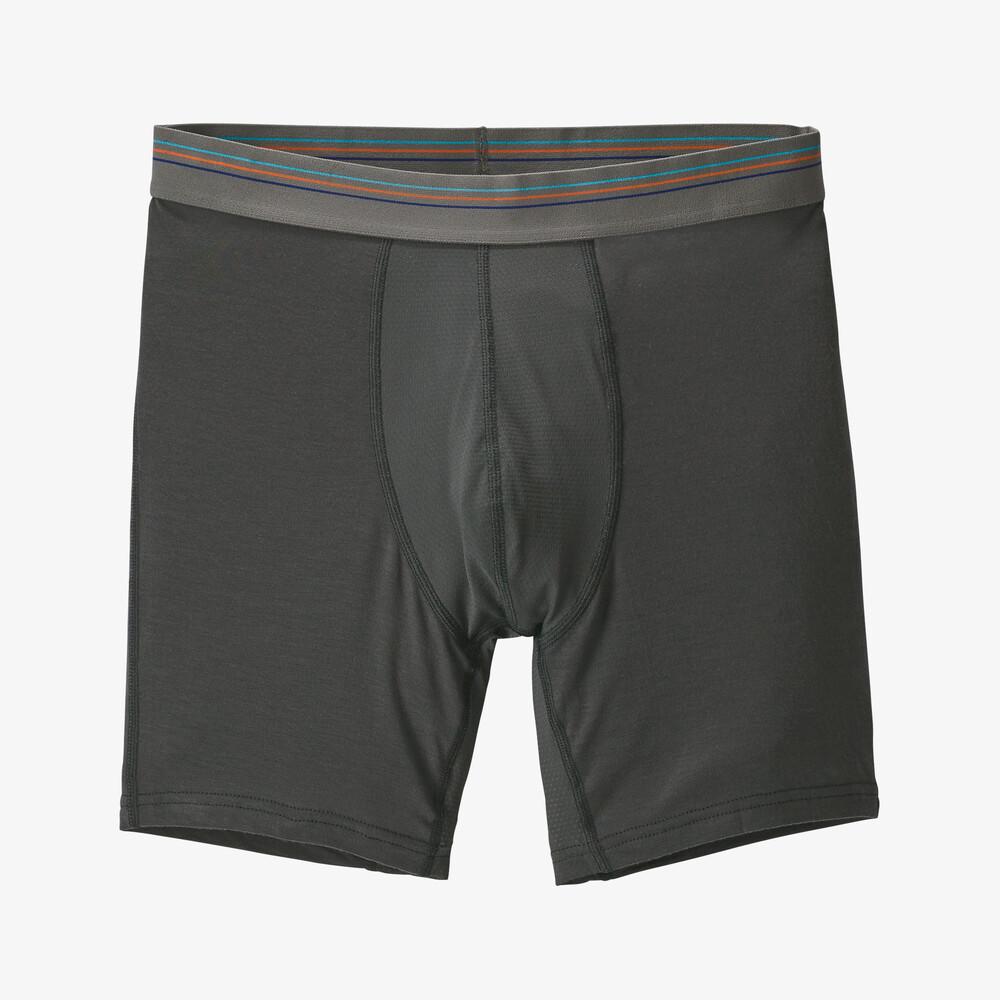 Patagonia Men's Essential A/C Boxer Briefs - 6" - Tencel, Forge Grey / S