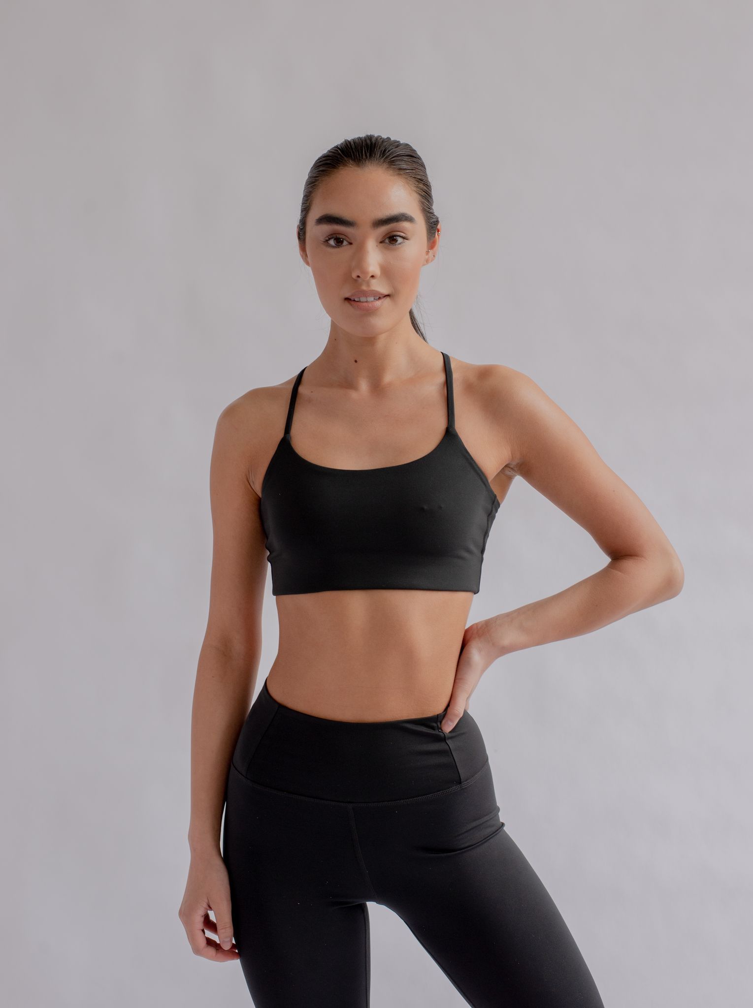 Girlfriend Collection Women's Float Juliet Bra, Black / XXL