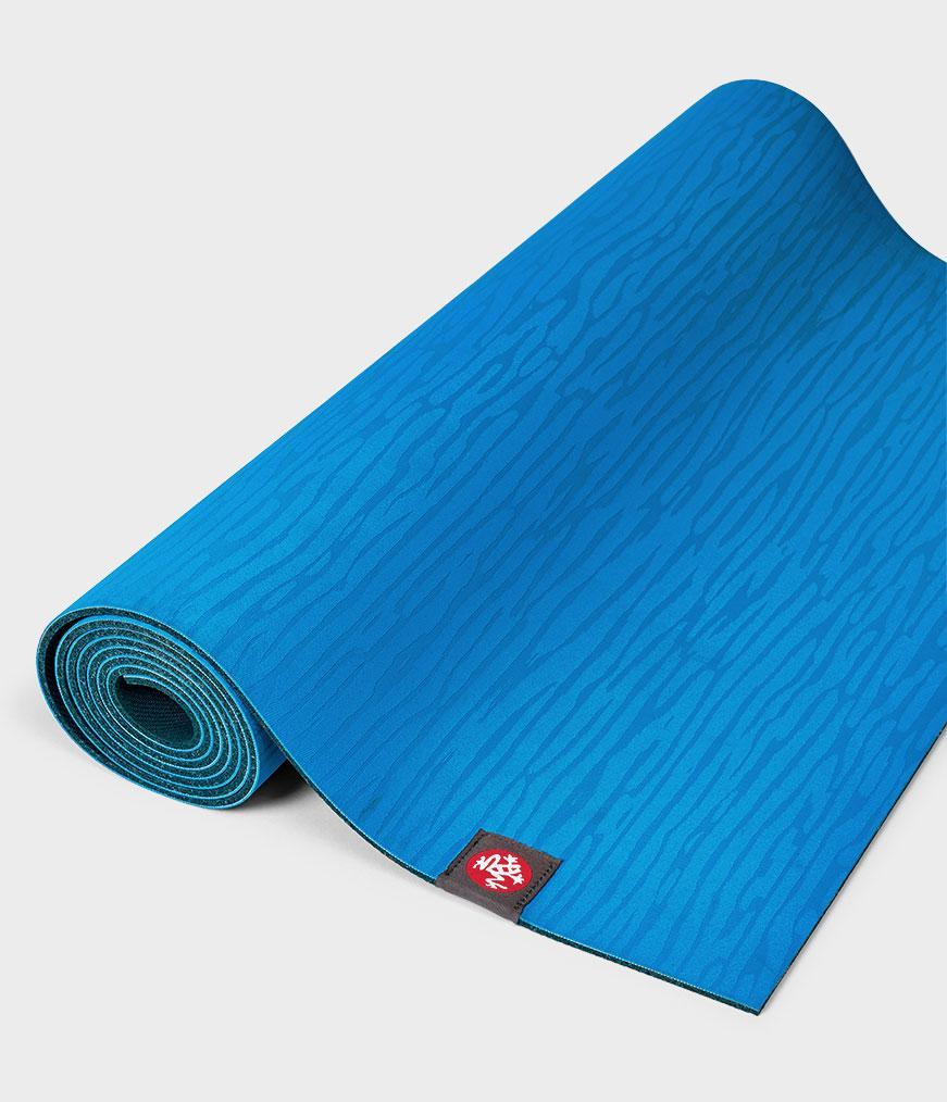 Manduka Ekolite Yoga Mat 4mm - 180cm - Sustainable Yoga Mat, Dresden Blue