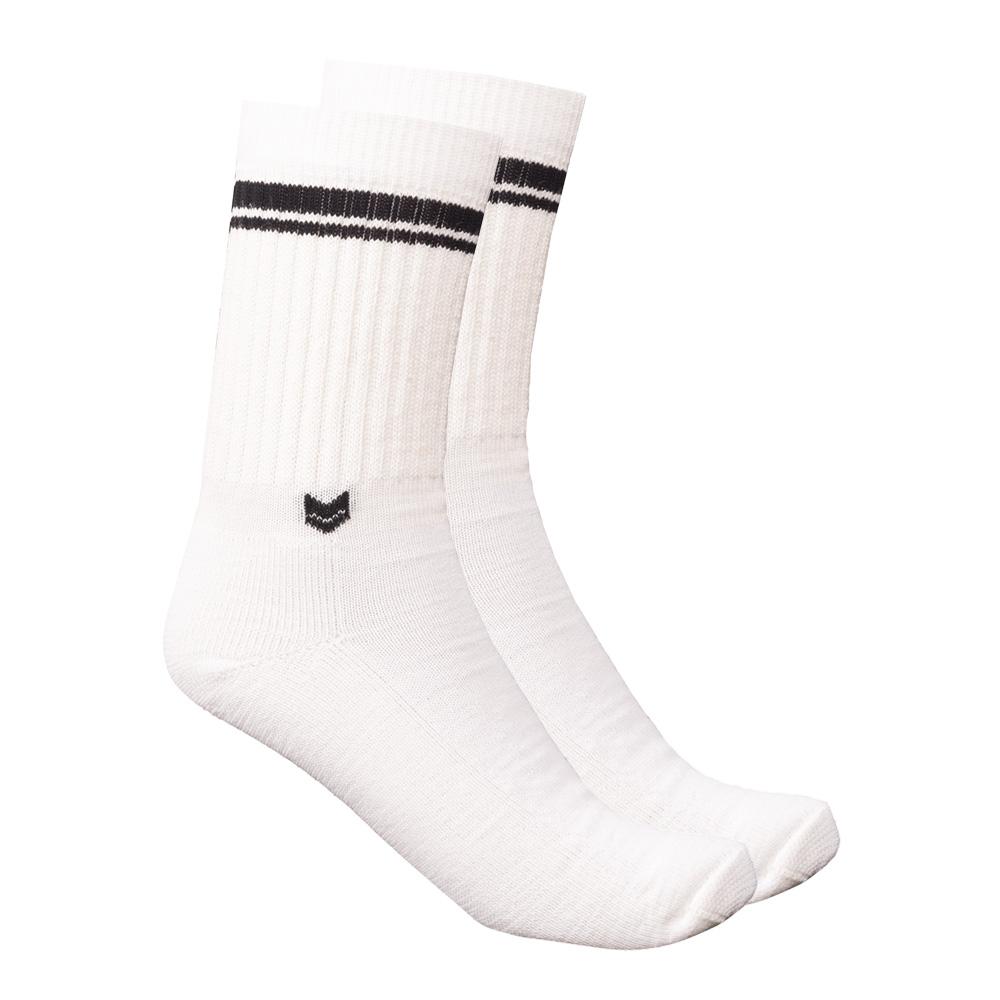 VAI-KØ Crew Sock - Organic Merino Wool, Off White / 35-38