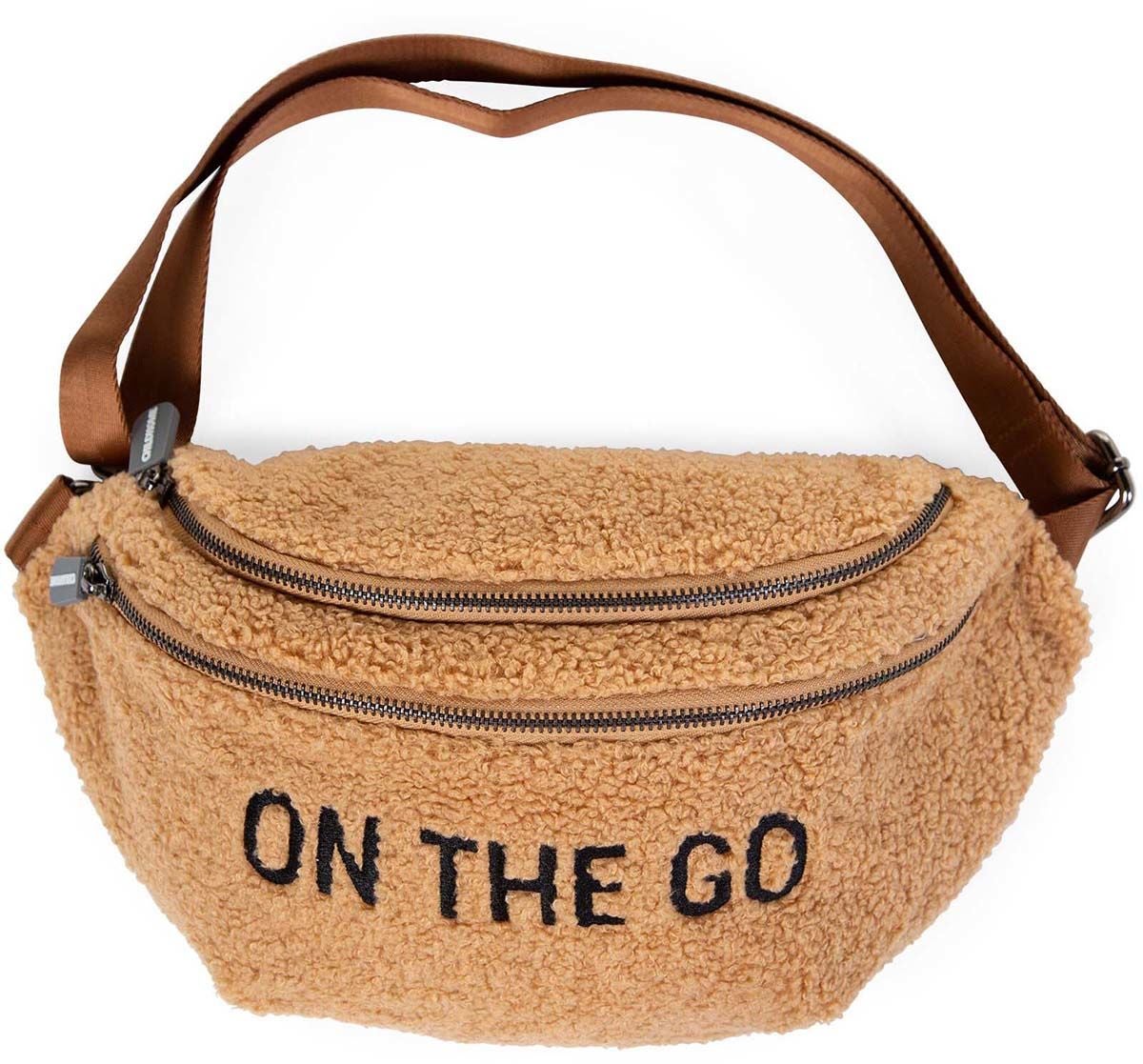 Childhome On The Go Hüfttasche Teddy, Beige