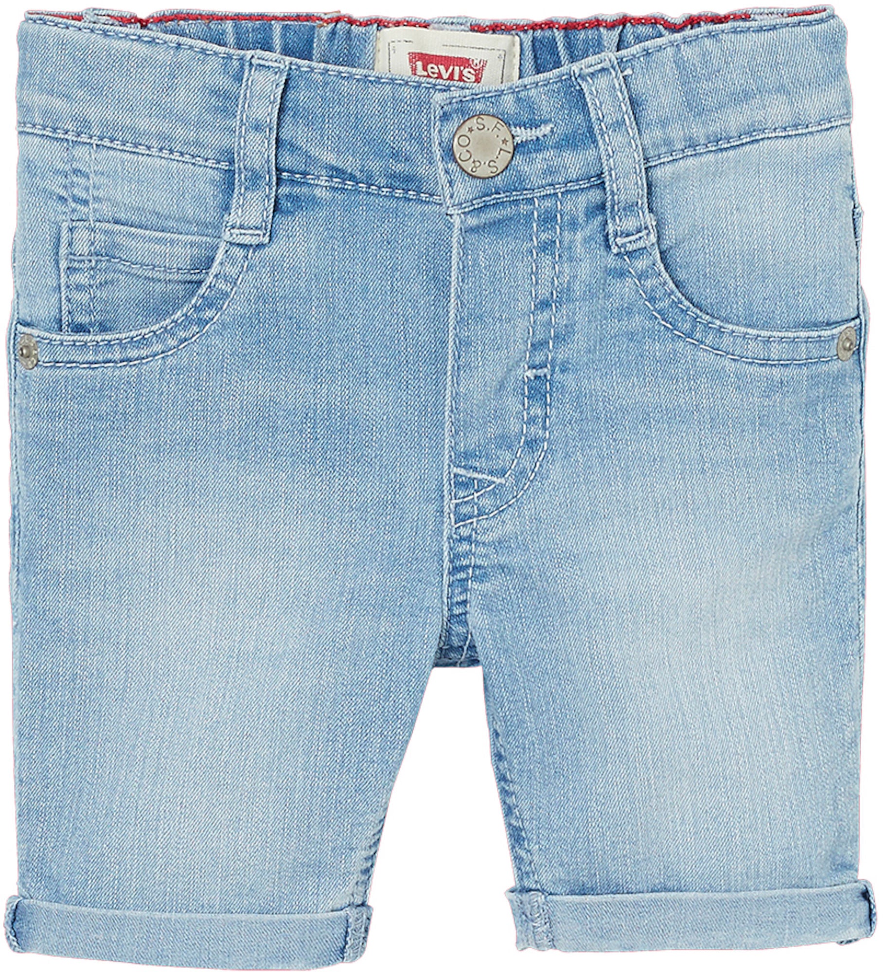 Levi's Kids Bermuda Shorts, Indigo 6 Monate