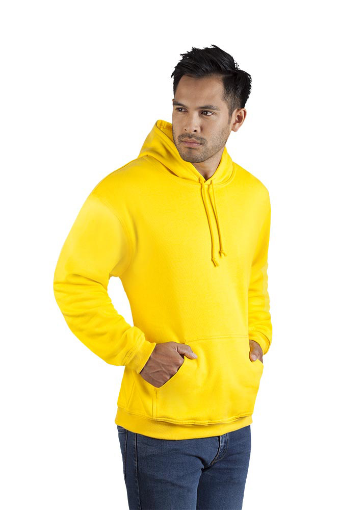Baumwoll Hoodie Herren Sale, Gelb, XXL