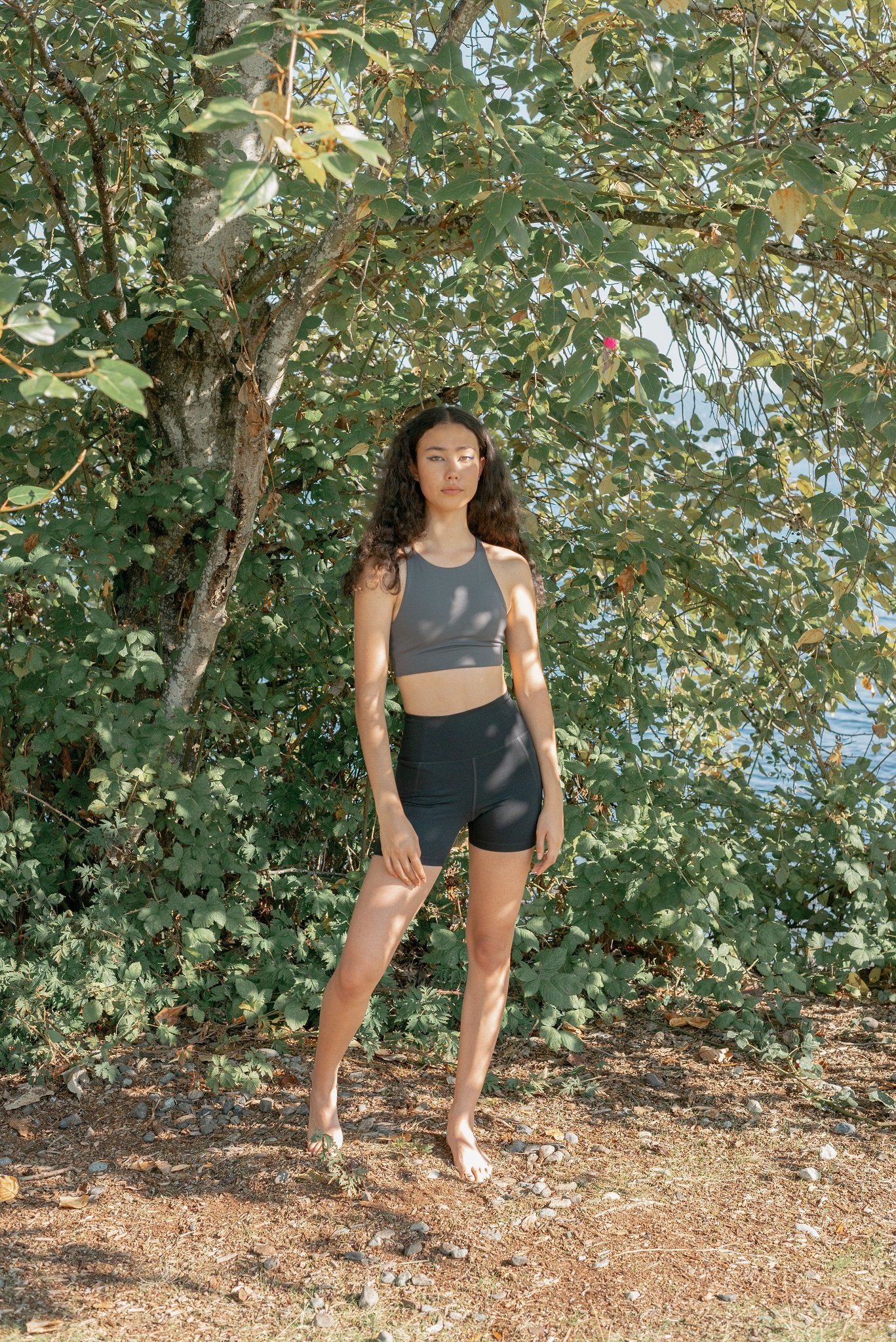 Girlfriend Collective Run Shorts High-Rise - Made from Recycled Plastic Bottles, Black / XXL