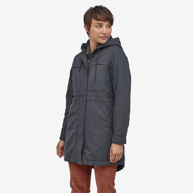 Patagonia Women's Insulated Prairie Dawn Parka, Smolder Blue w/Smolder Blue / S
