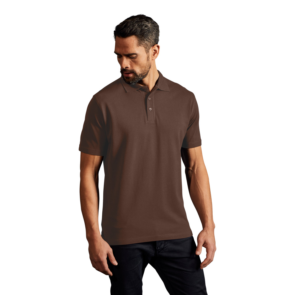 Superior Poloshirt Herren, Braun, XXL