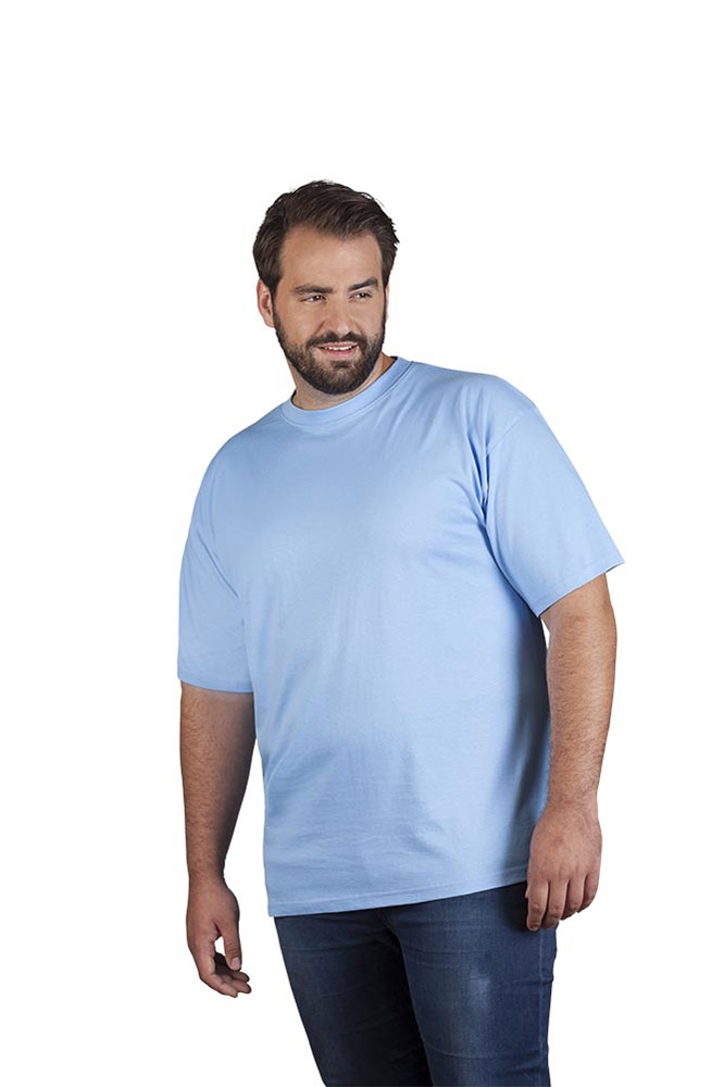 Premium T-Shirt Plus Size Herren, Himmelblau, XXXL
