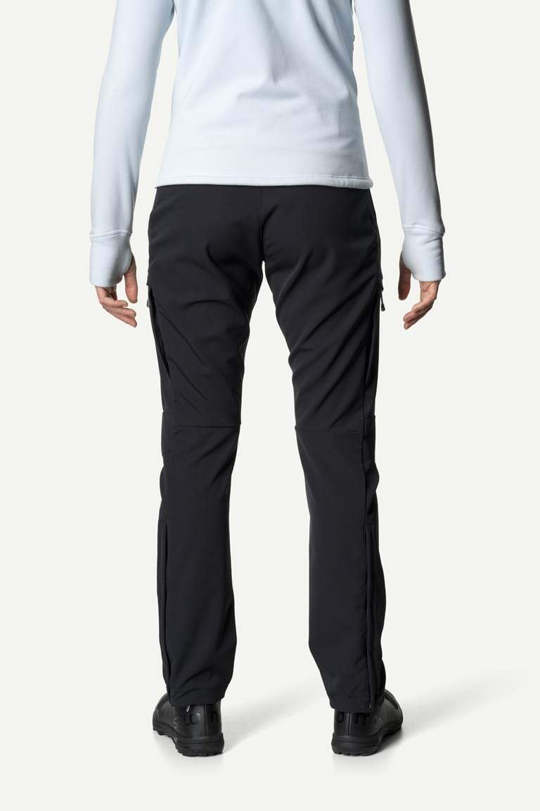 Houdini Women's Motion Top Pants - Recycled Polyester, True Black / XS