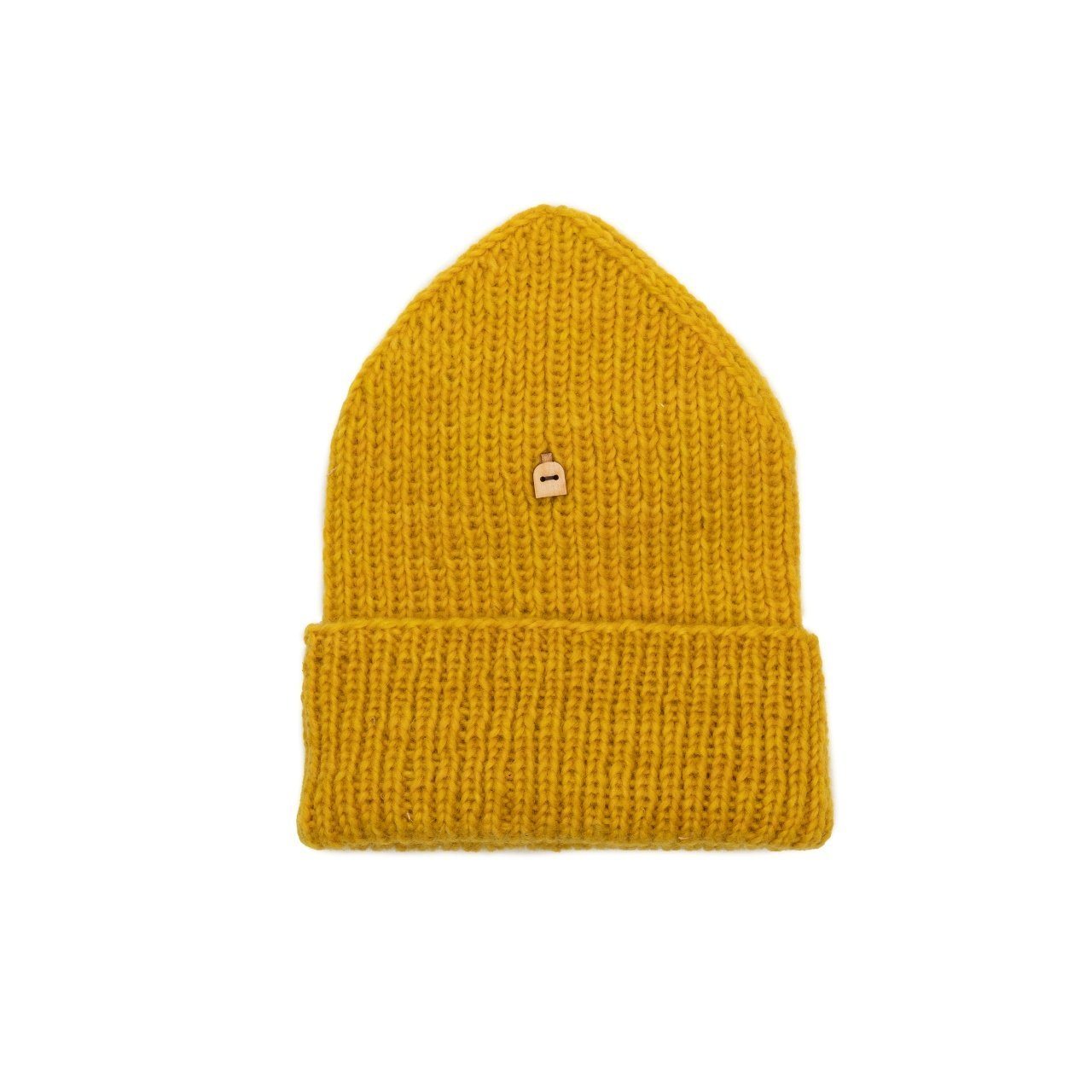 Myssyfarmi Sea A'hoy Beanie - Organic Wool, Yellow / One Size