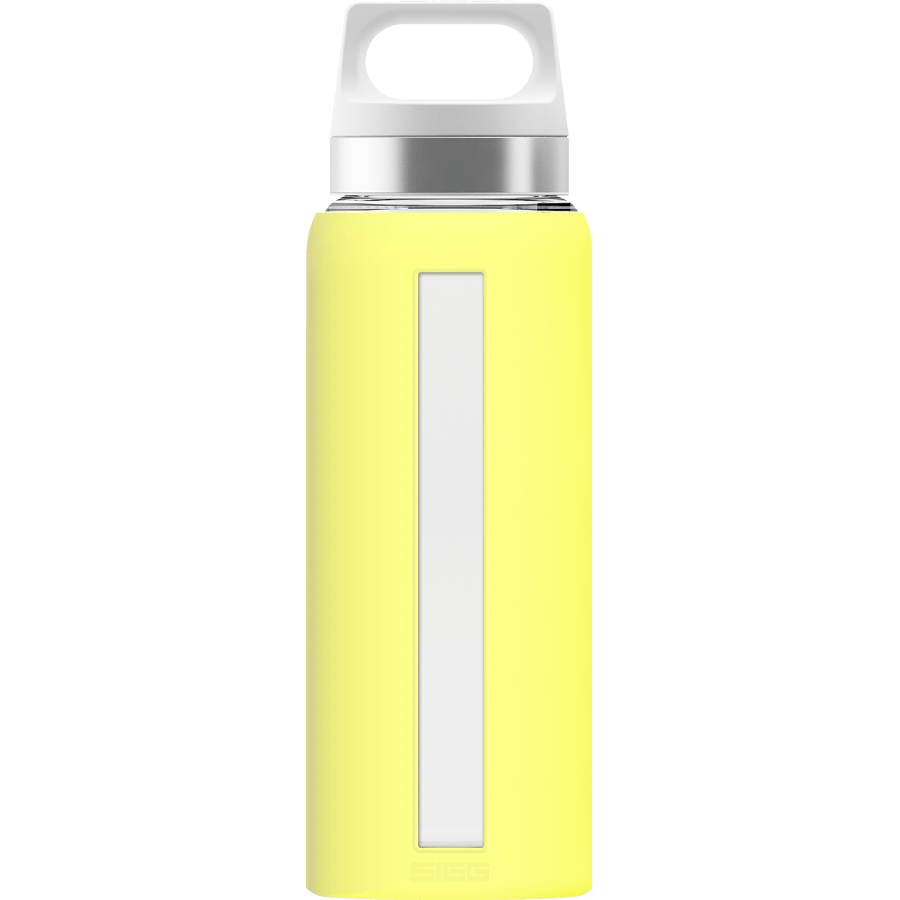 SIGG Glass Dream Water Bottle, Ultra Lemon / 0.65
