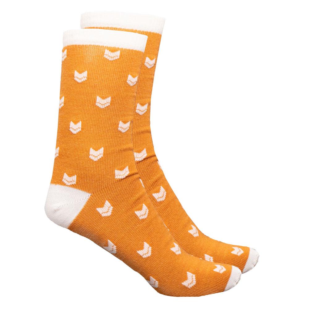 VAI-KØ Logo Socks - Merino Wool, Autumn Gold / 39-42