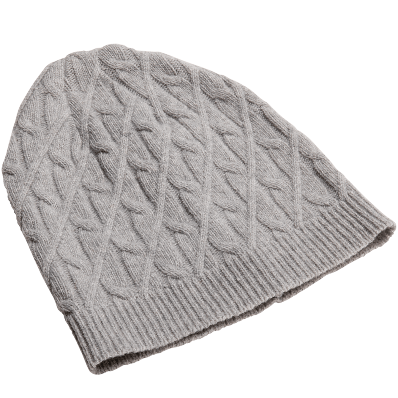 Aava beanie - 100% Merino Wool, Light Grey / One Size