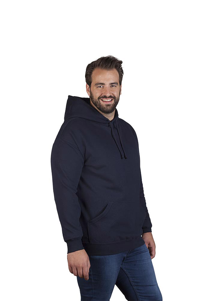 Basic Hoodie 80-20 Plus Size Herren, Marineblau, 4XL