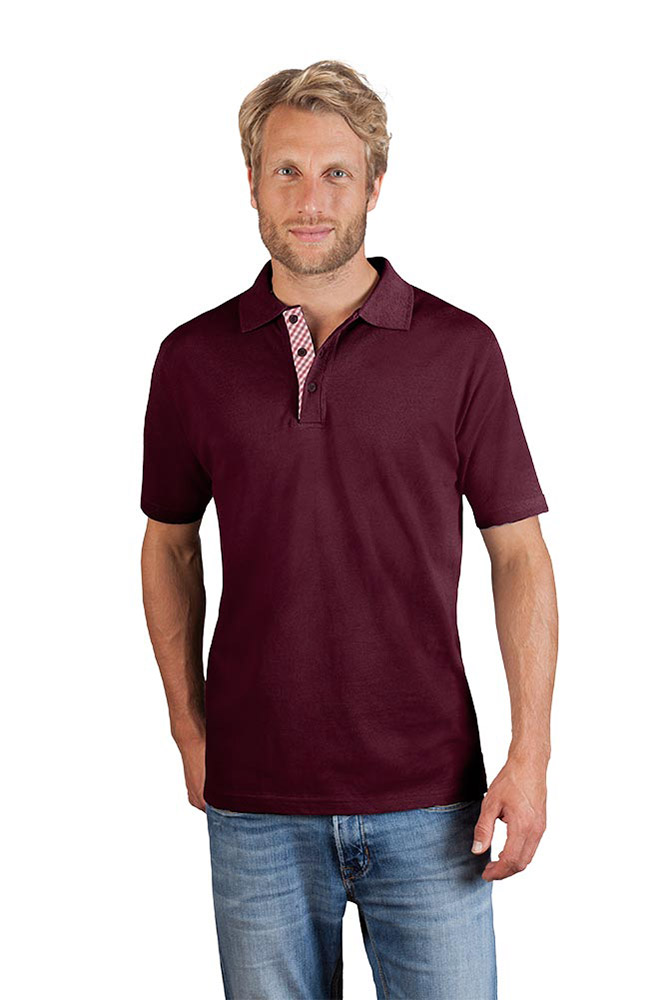 Superior Poloshirt "Graphic" 506CP Herren, Burgund, XXL